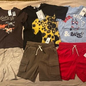 Black and Yellow Short Sleeve Tees